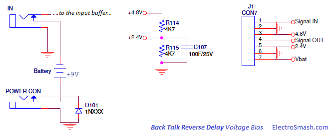 Back Talk Reverse Delay Voltage Bias