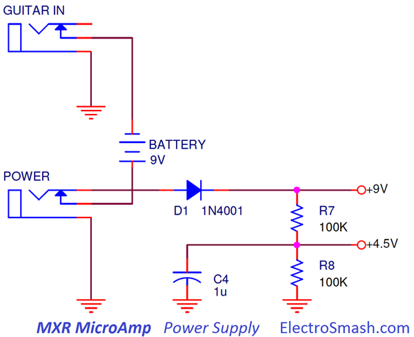 ElectroSmash - MXR MicroAmp Analysis.