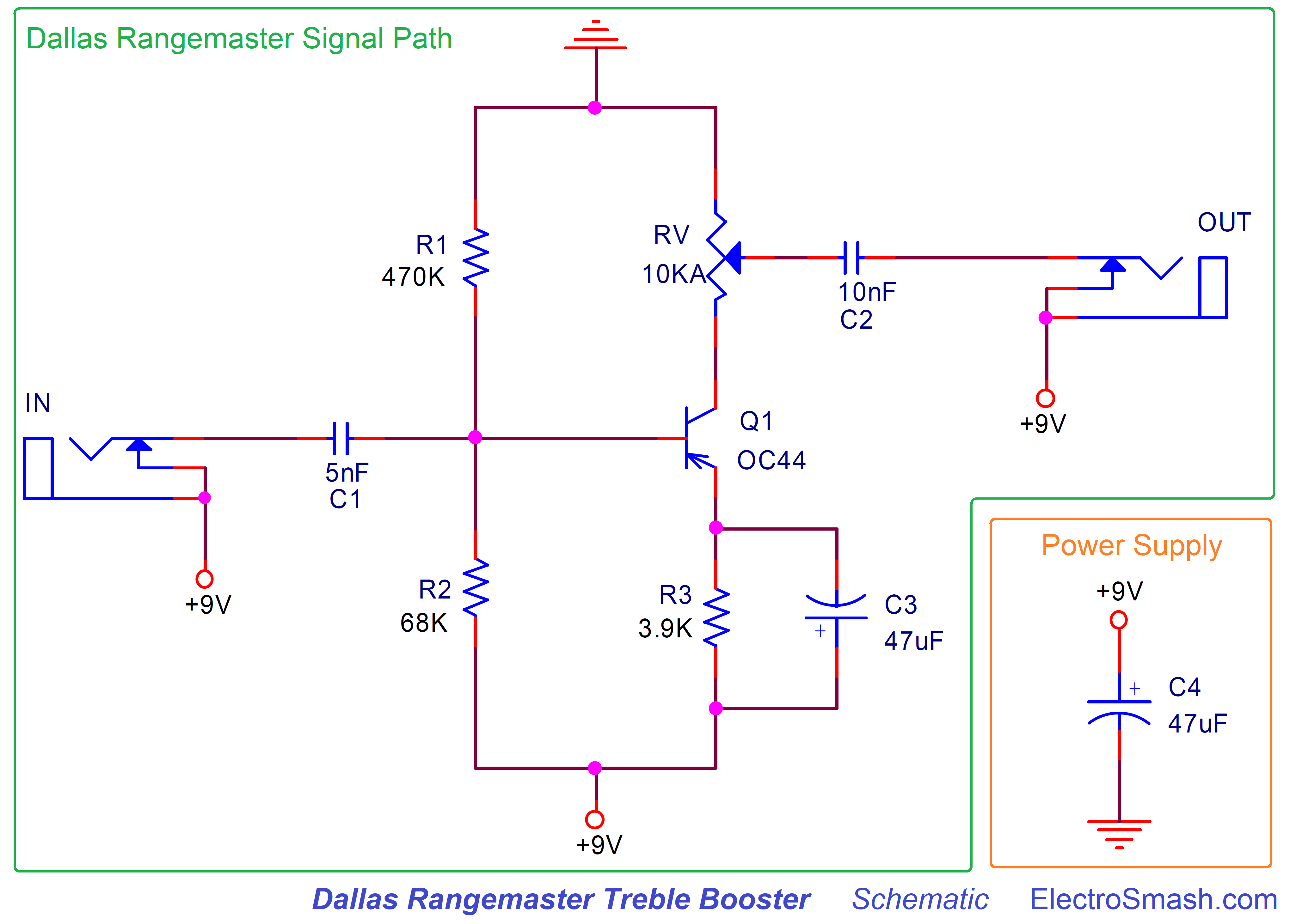 falta Proverbio matraz ElectroSmash - Dallas Rangemaster Treble Booster Circuit Analysis