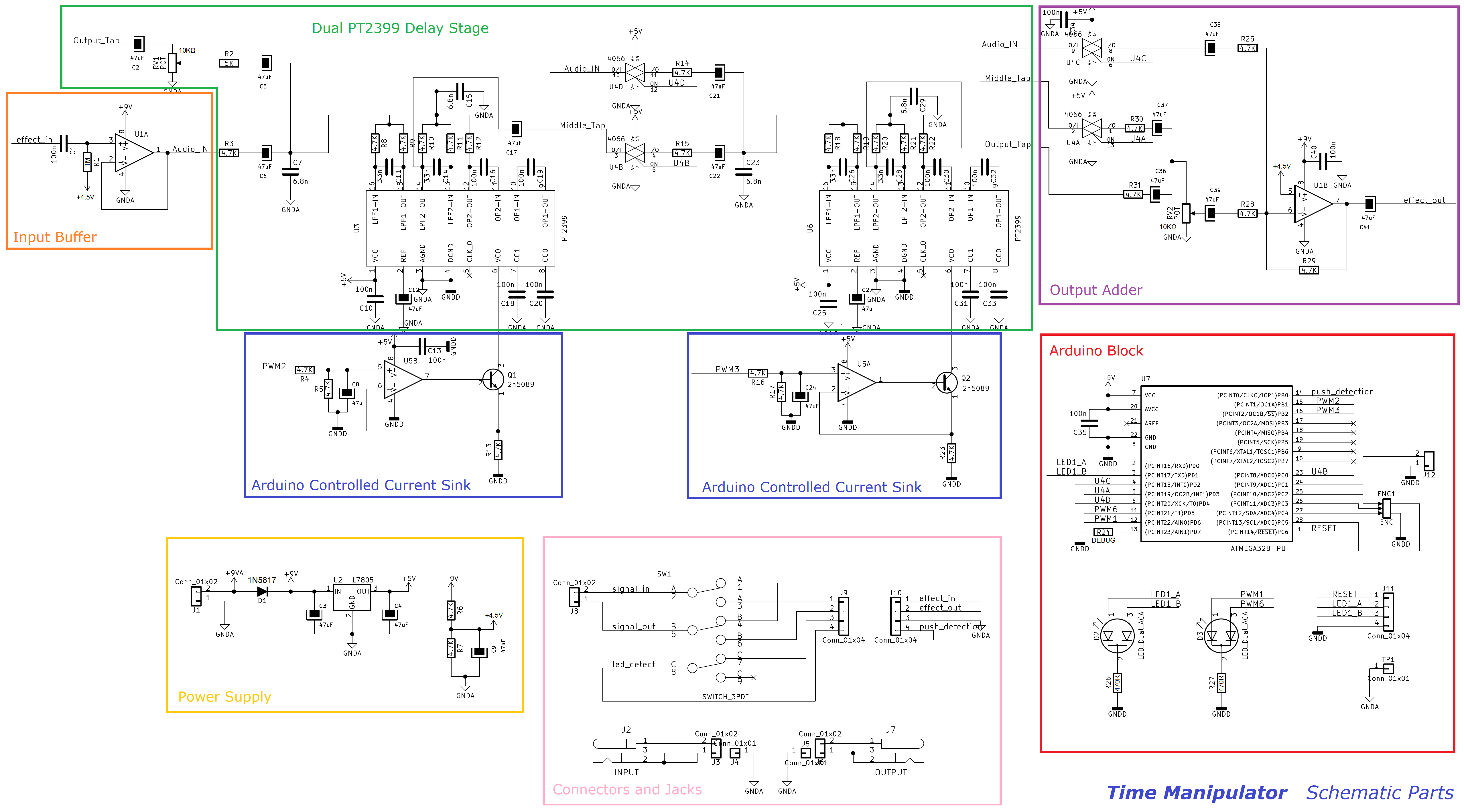 Echo Reverb Schematic Diagram Circuit Diagram
